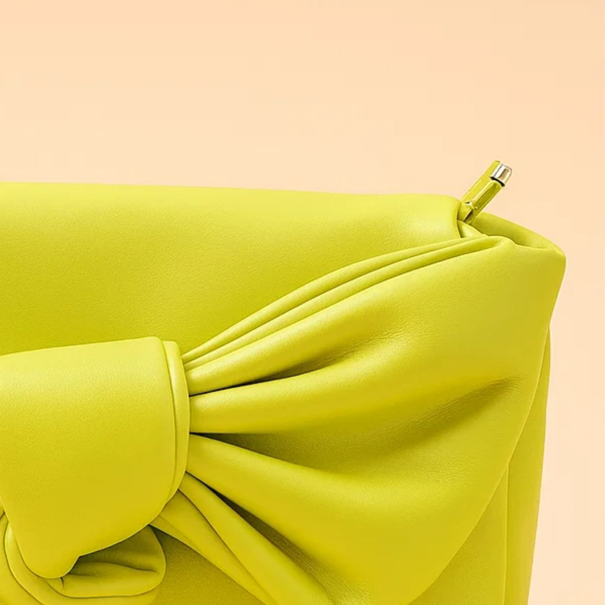 Knot Bow Sling Bag - Lime Green
