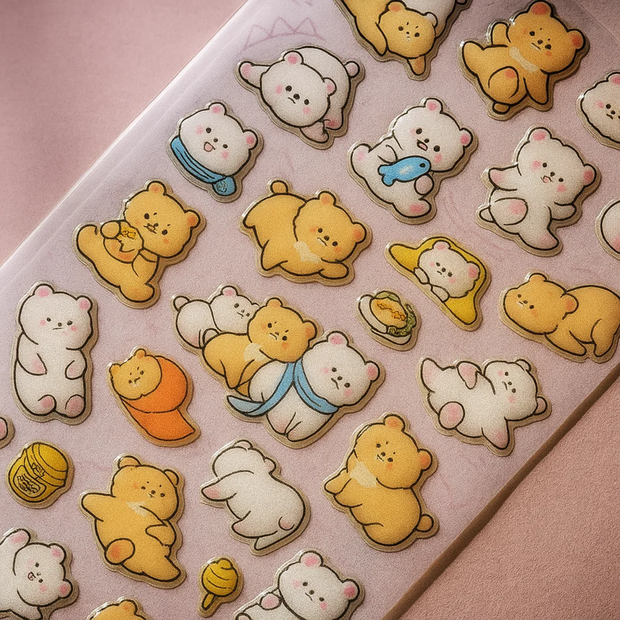 Lovely Sticker Sheet - Bear