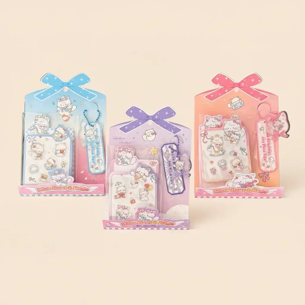 Milu Sticky Notes Blue