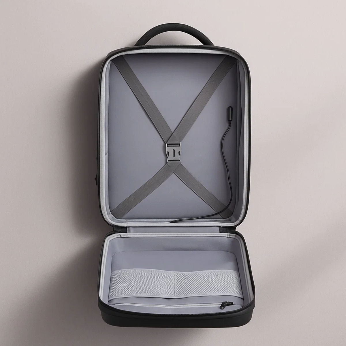 Hardshell Laptop Travel Backpack - Grey
