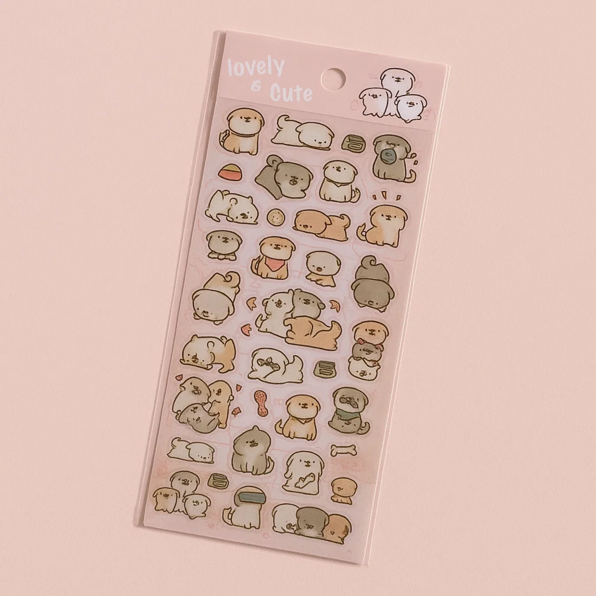 Lovely Sticker Sheet - Puppy