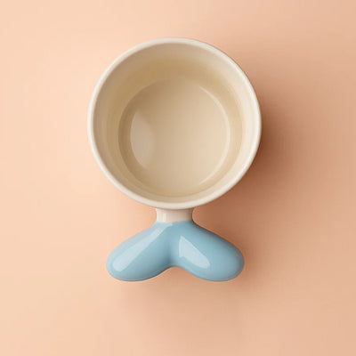 Blue Bow Ceramic Mug