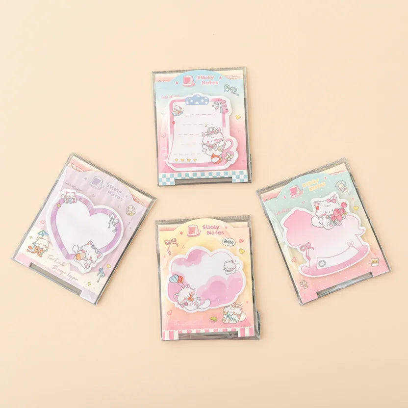 Milu Memo Sticky Notes Heart