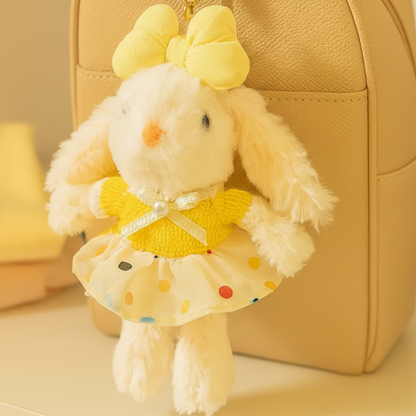 Penny Plushie Keyring - Yellow