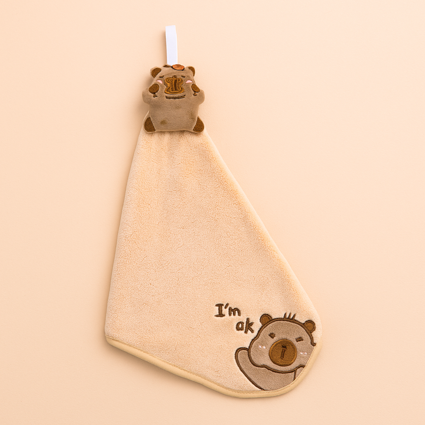 Capybara Plush Hand Towel
