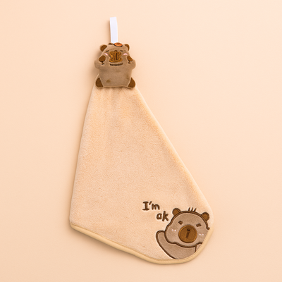 Capybara Plush Hand Towel