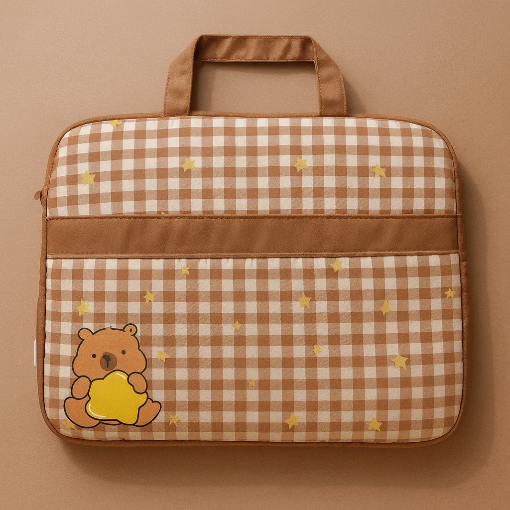 Star capybara laptop bag