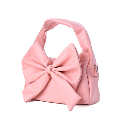Cute Bow Sling Bag - Baby Pink