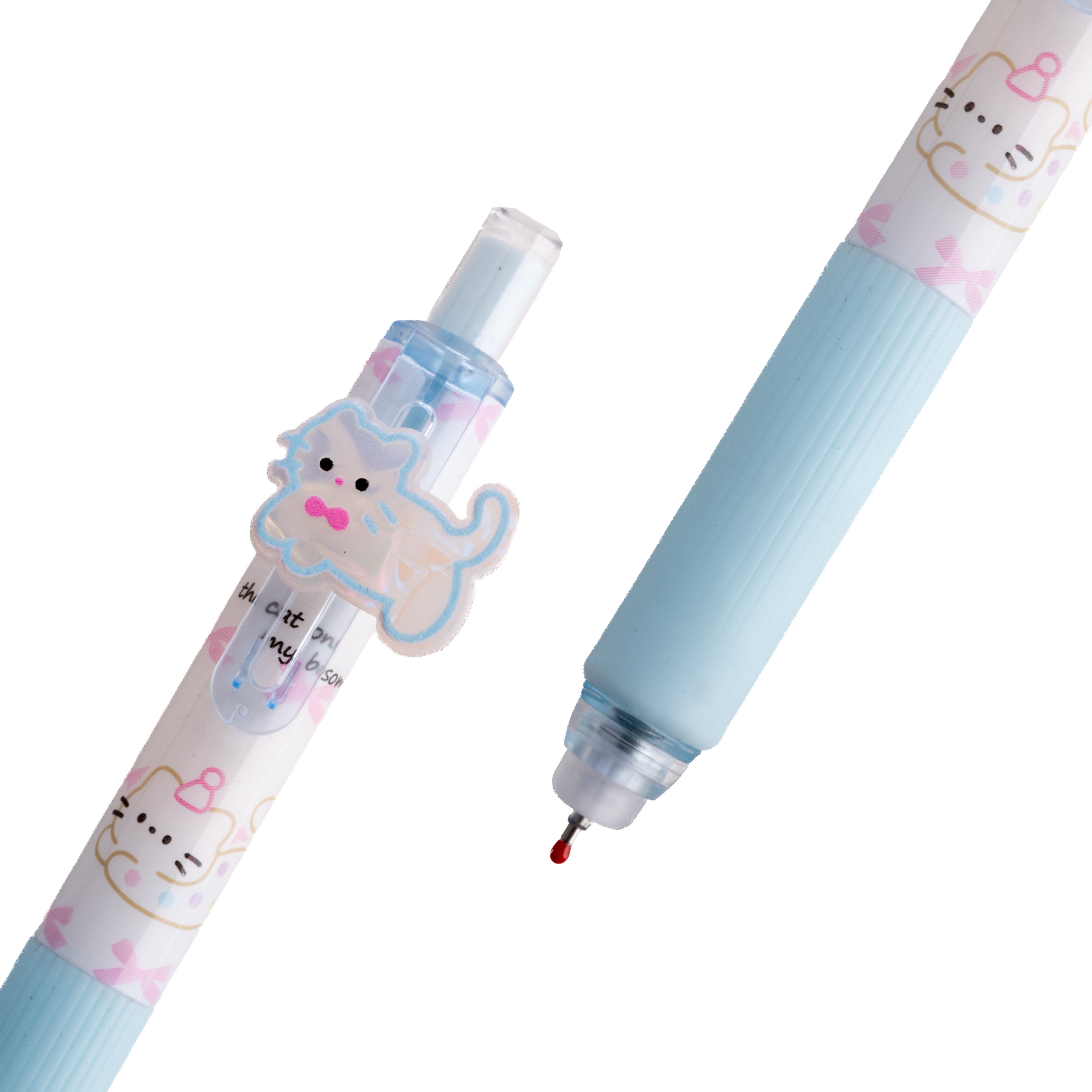 Kitten Erasable Pen - Pastel Blue