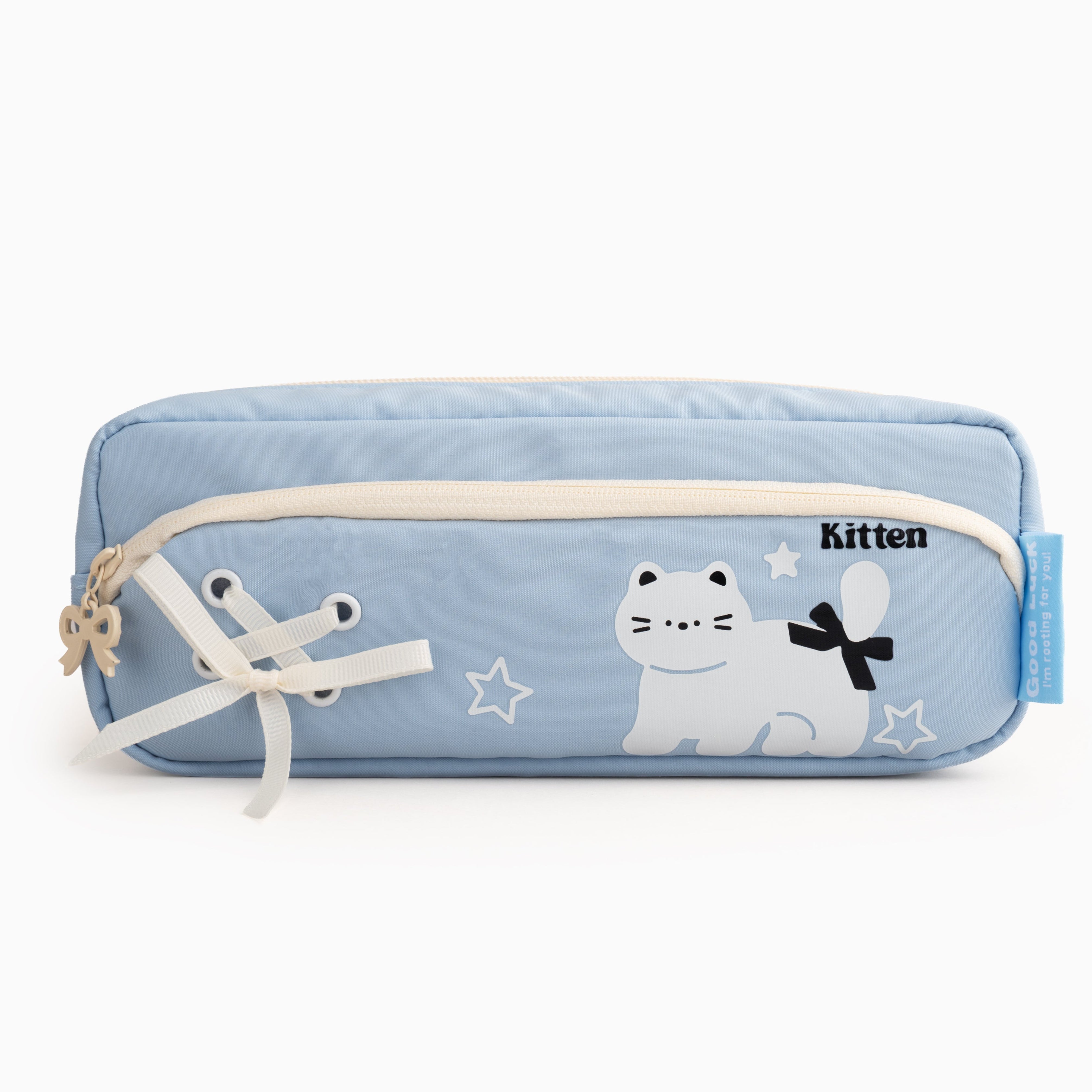 Coquette kitty Pouch -  Powder Blue