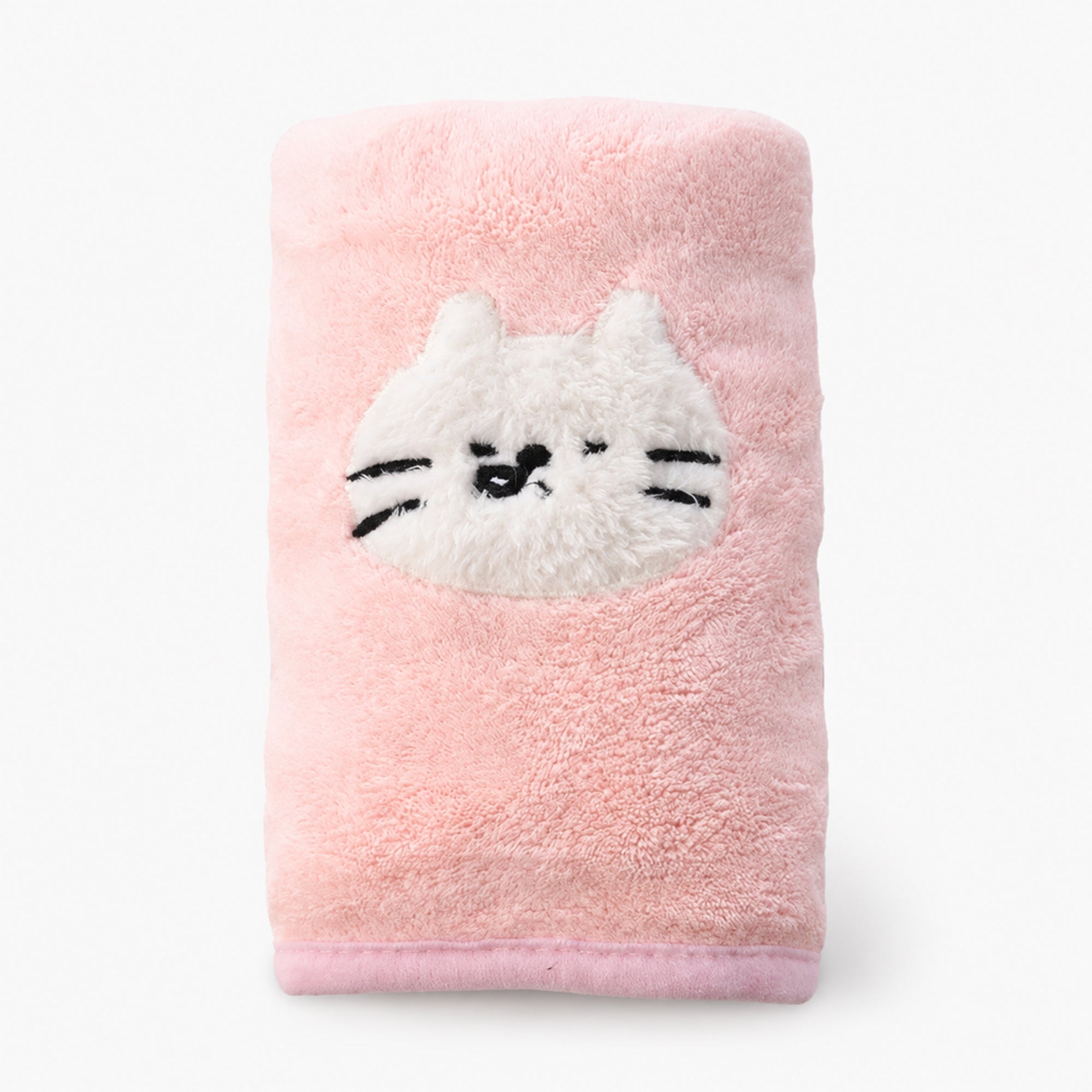 Puff Pals Hand Towel Pink