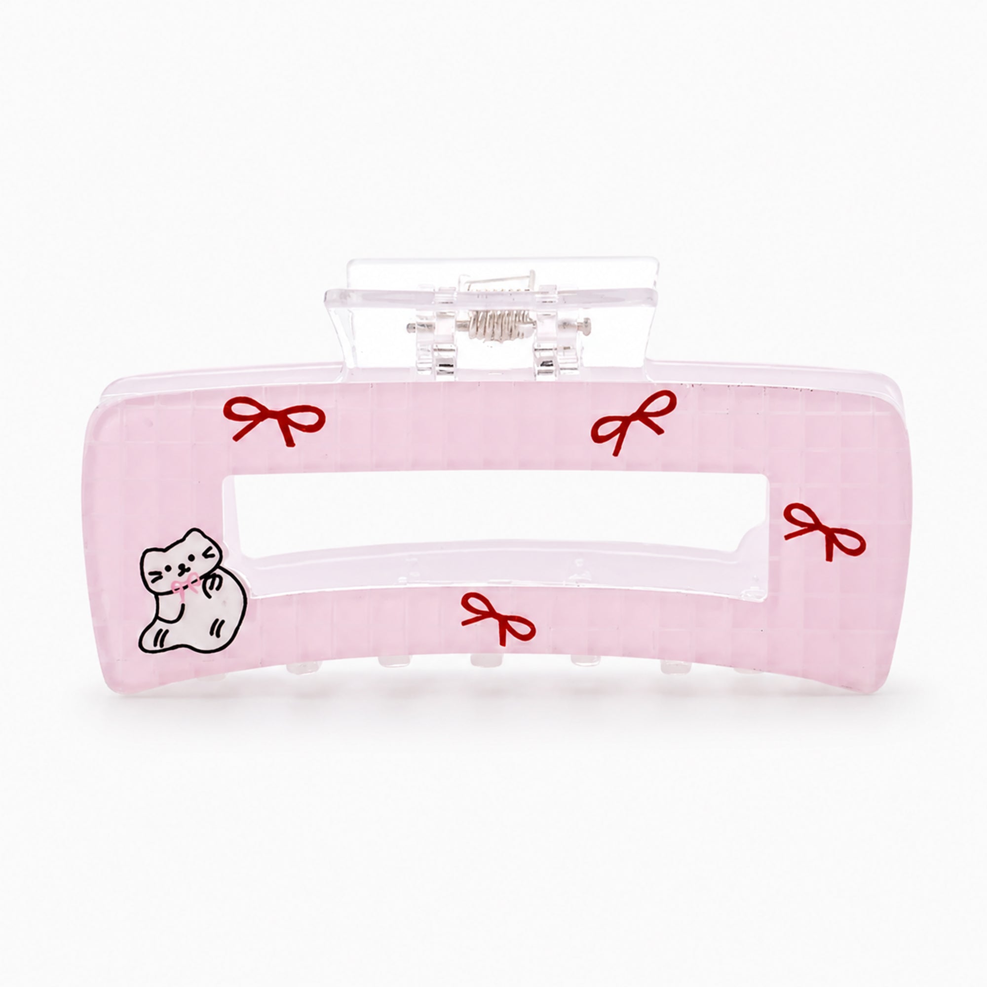 Kitty Bow Claw Clip