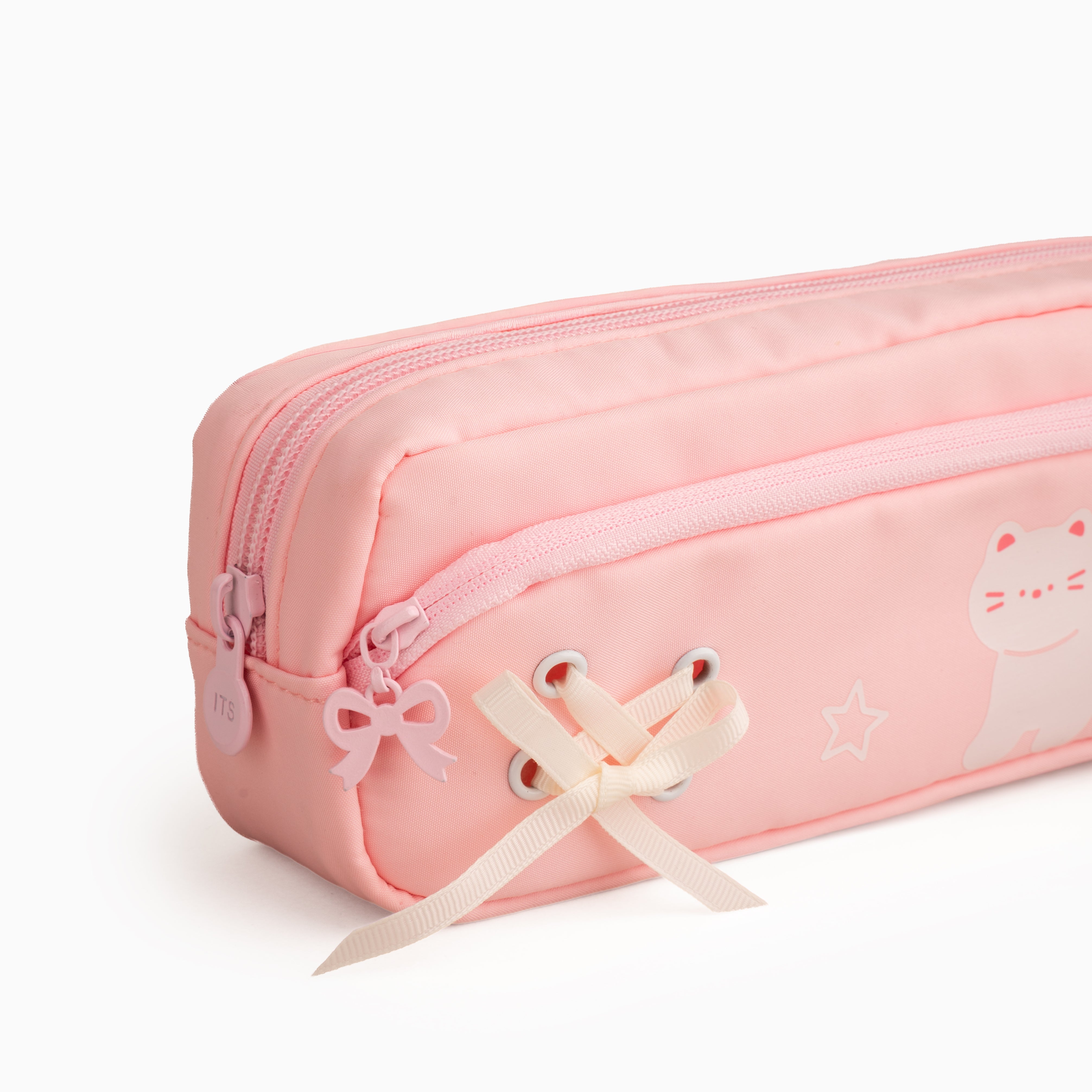Coquette kitty Pouch - Blossom Pink