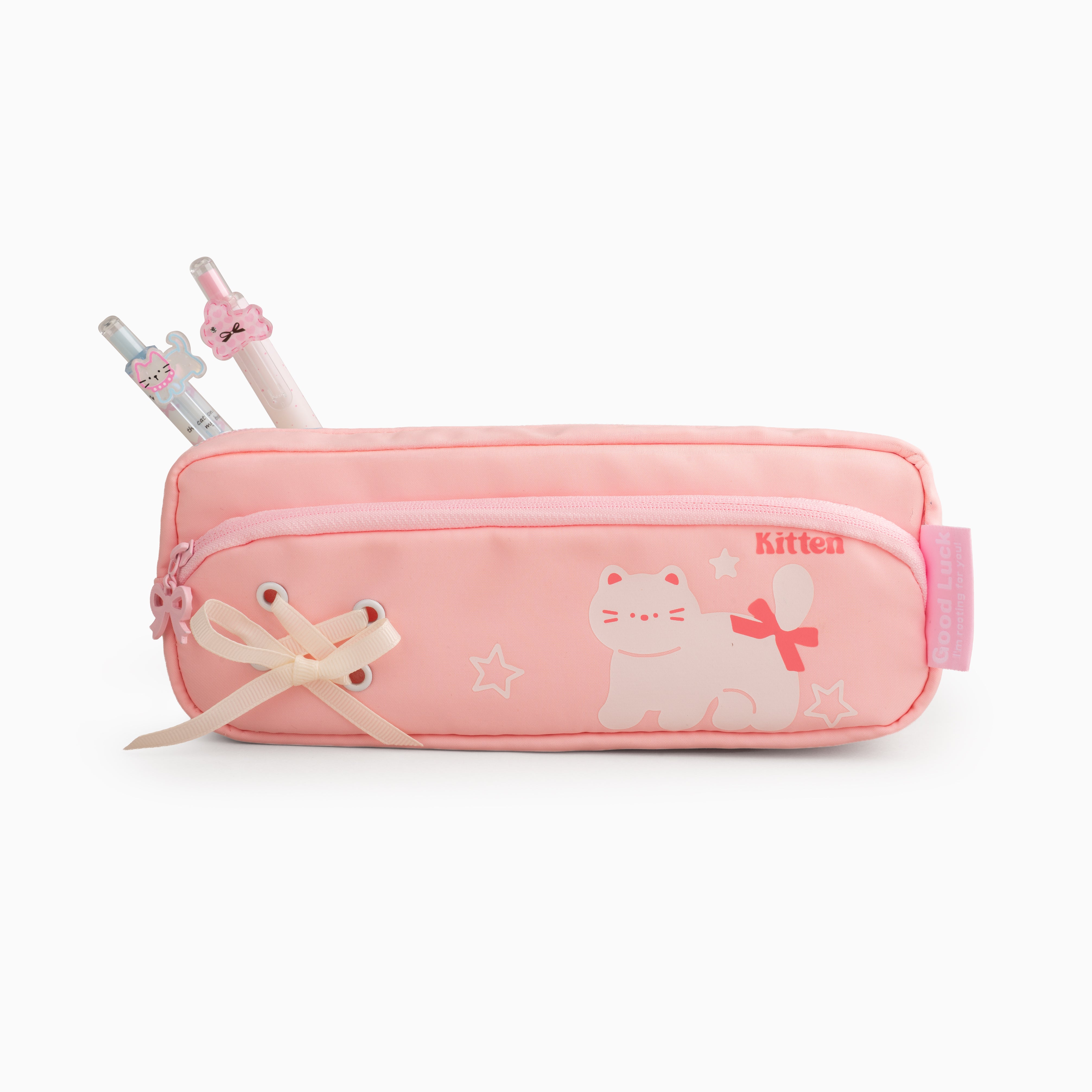 Coquette kitty Pouch - Blossom Pink