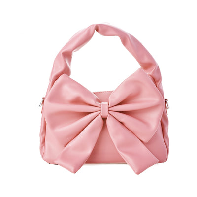 Cute Bow Sling Bag - Baby Pink