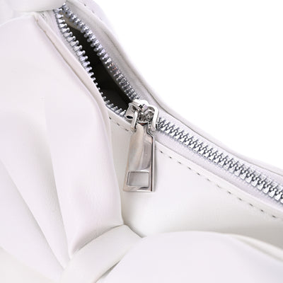 Cute Bow Sling Bag - White