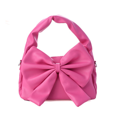 Cute Bow Sling Bag - Hot Pink