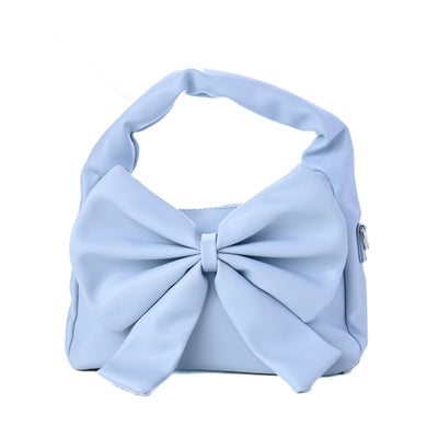 Cute Bow Sling Bag - Powder Blue
