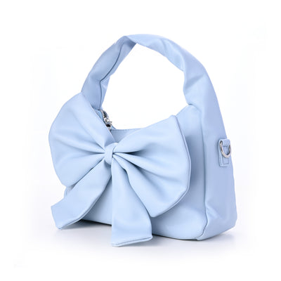 Cute Bow Sling Bag - Powder Blue