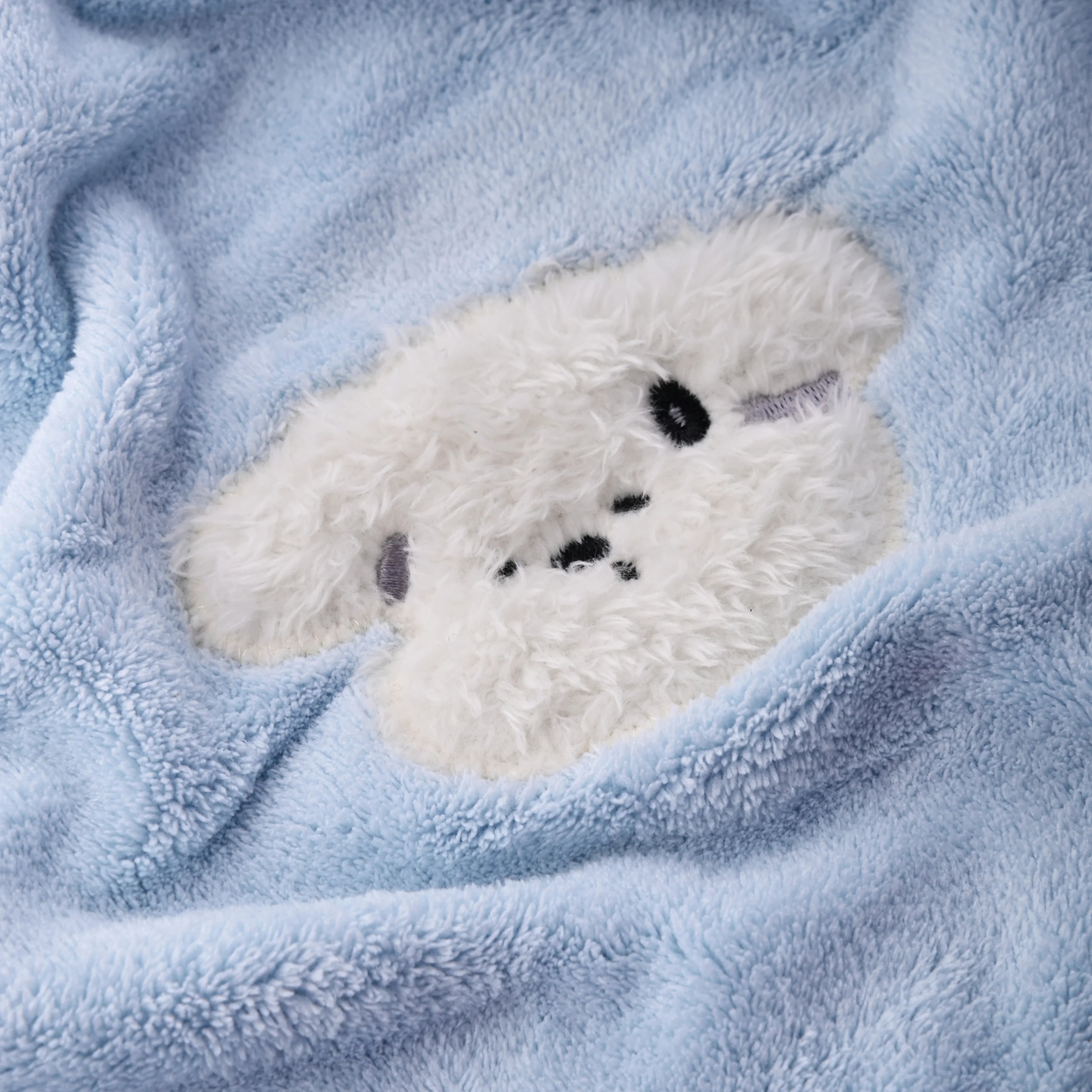 Puff Pals Hand Towel Blue