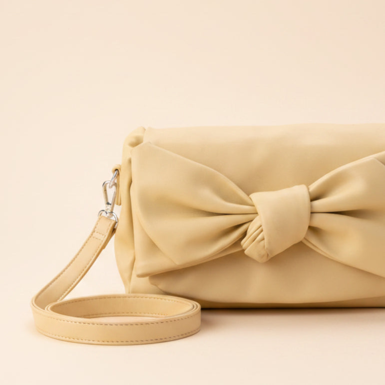 Knot Bow Sling Bag - Yellow
