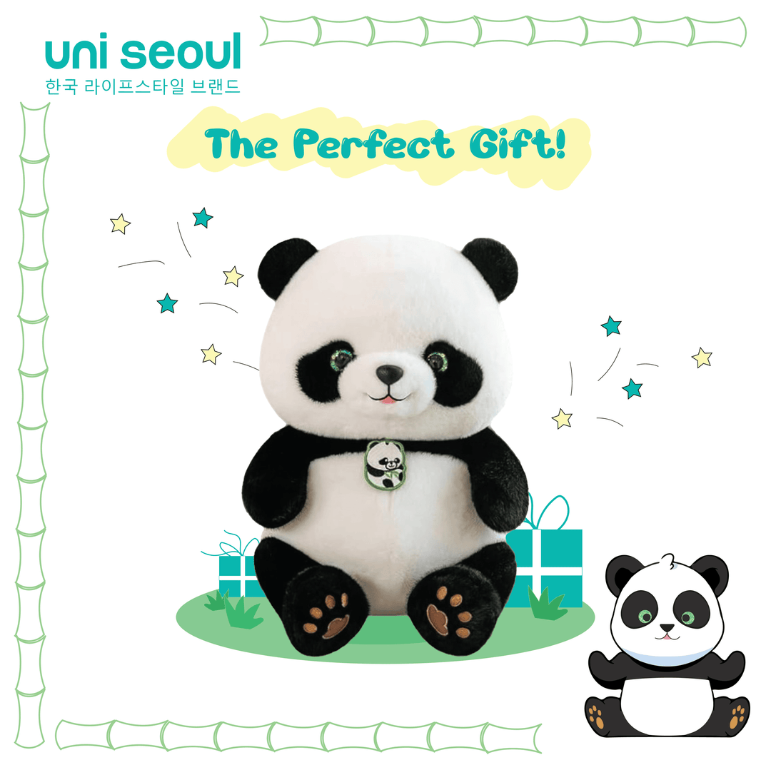 Big panda bear toy shop