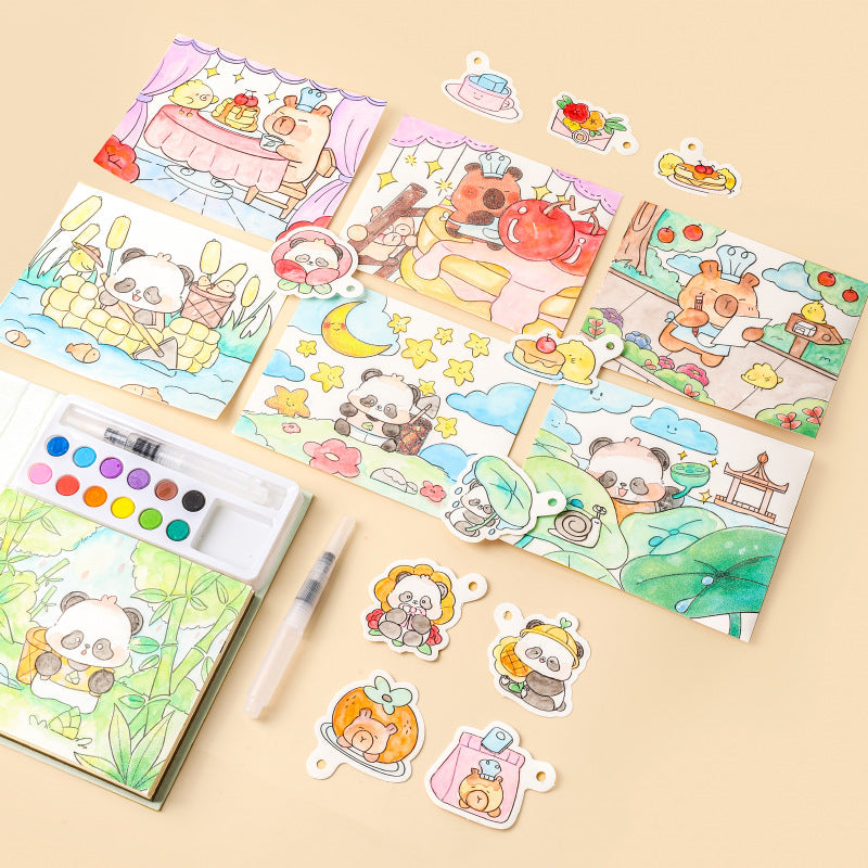 Panda Colouring Book