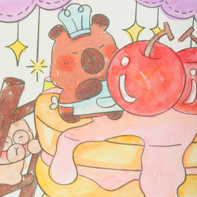 Capybara Colouring Book