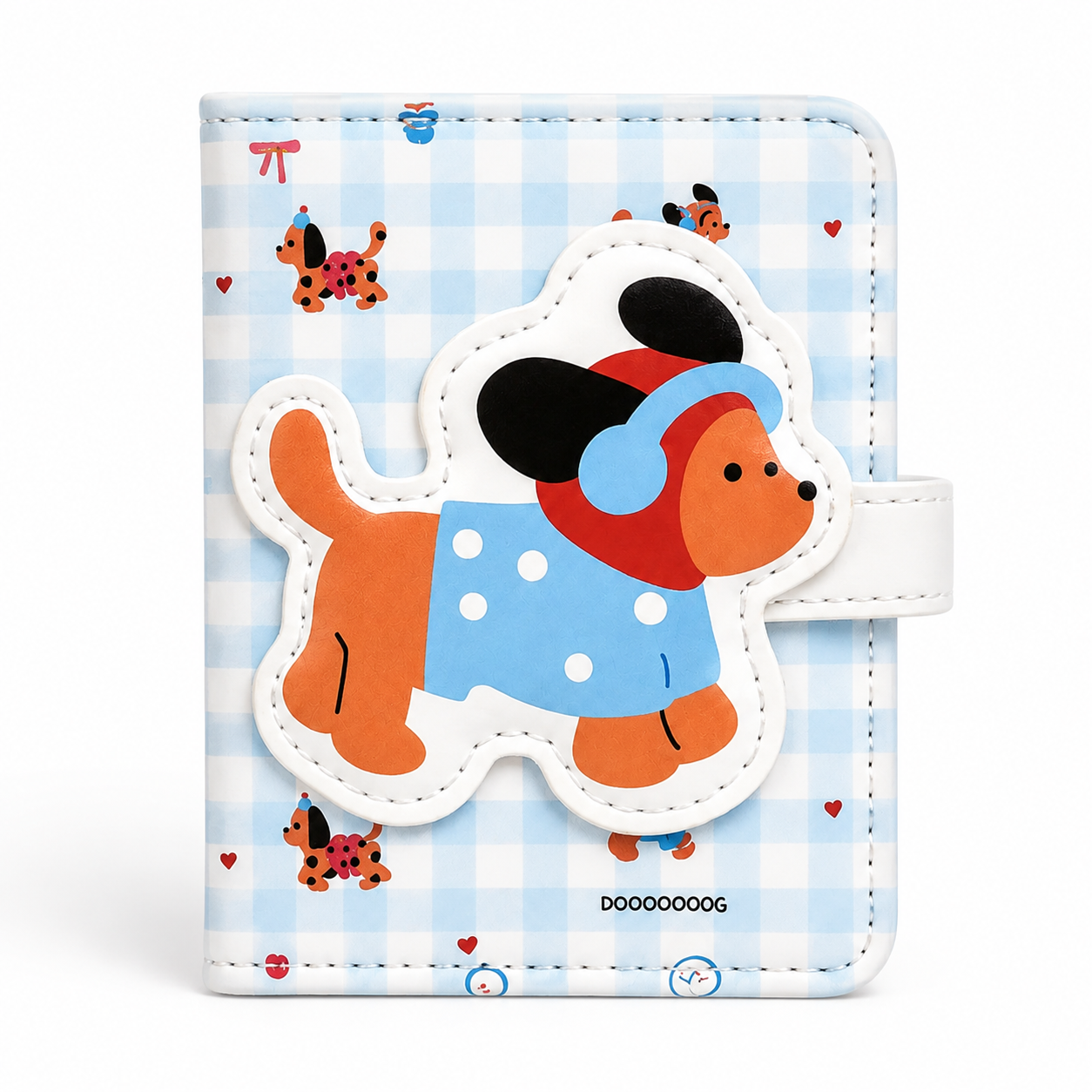 Headphones Puppy Blue Wallet