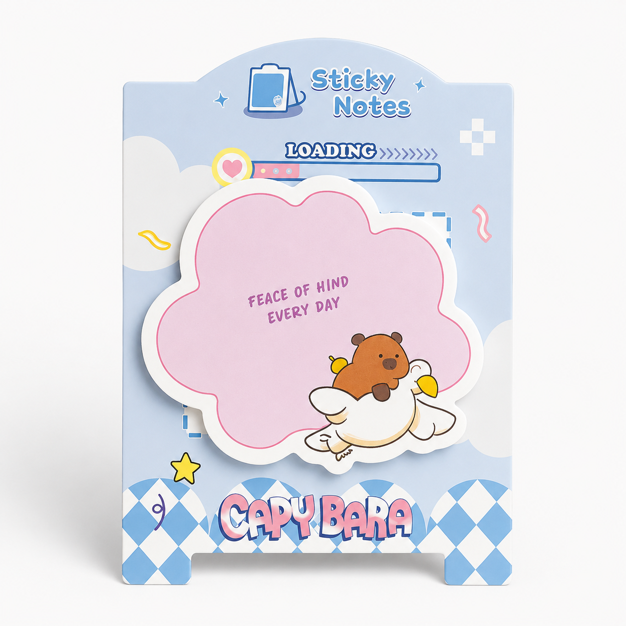 Capybara Sticky Notes - Cloud