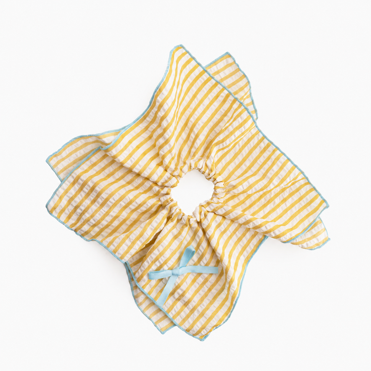 Buttercup Stripe Scrunchie