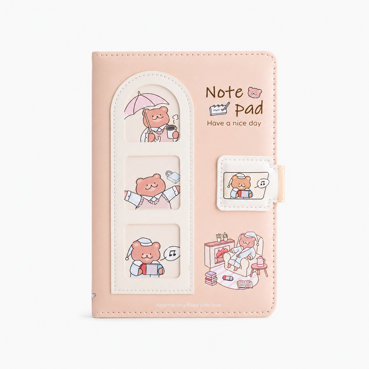 Cozy Living Bear - Magnetic notepad