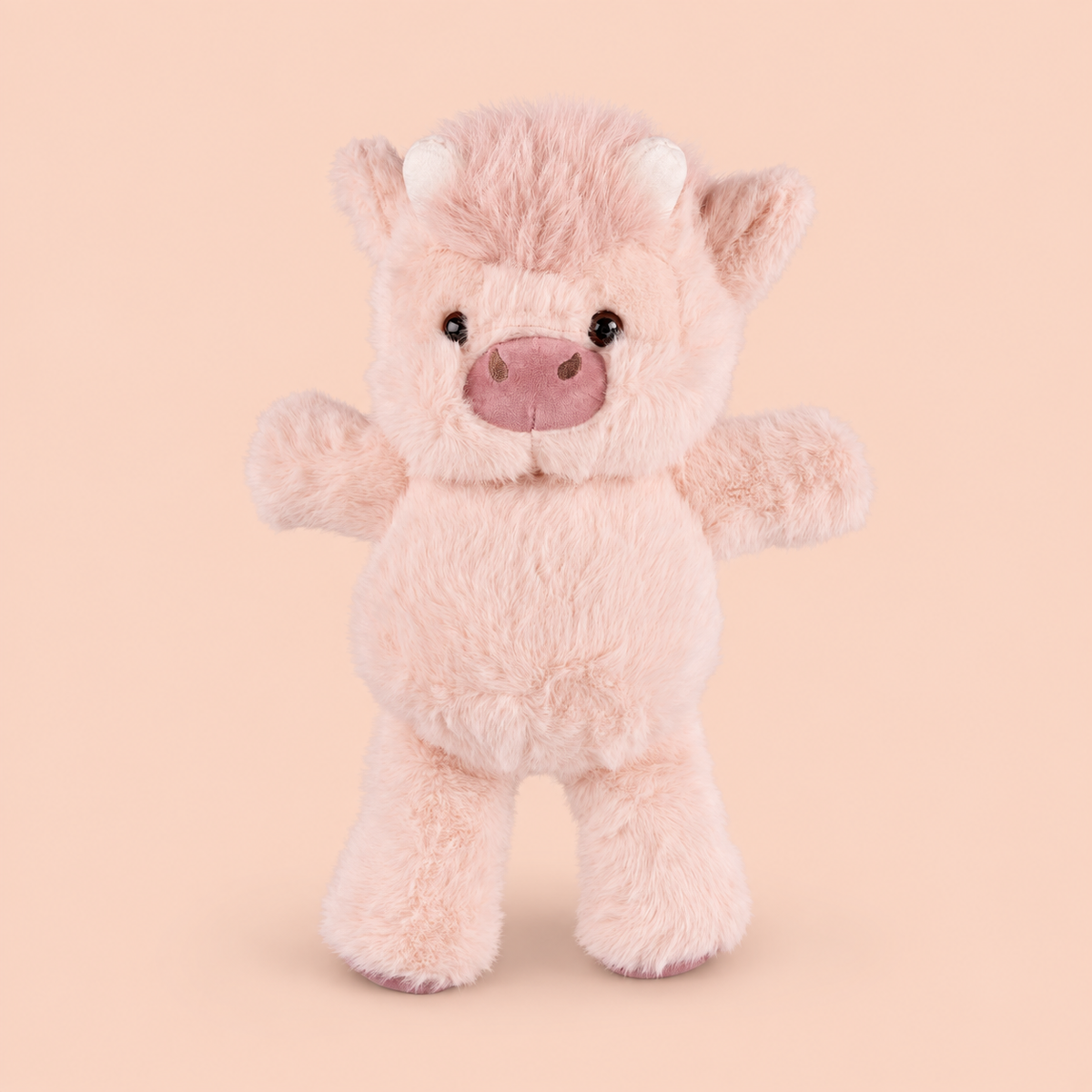 Moo  Plushie - Blush Pink (Large)