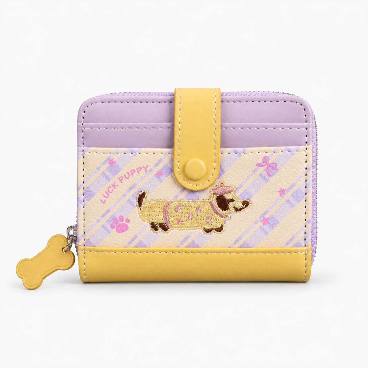 Lavender Pup Wallet
