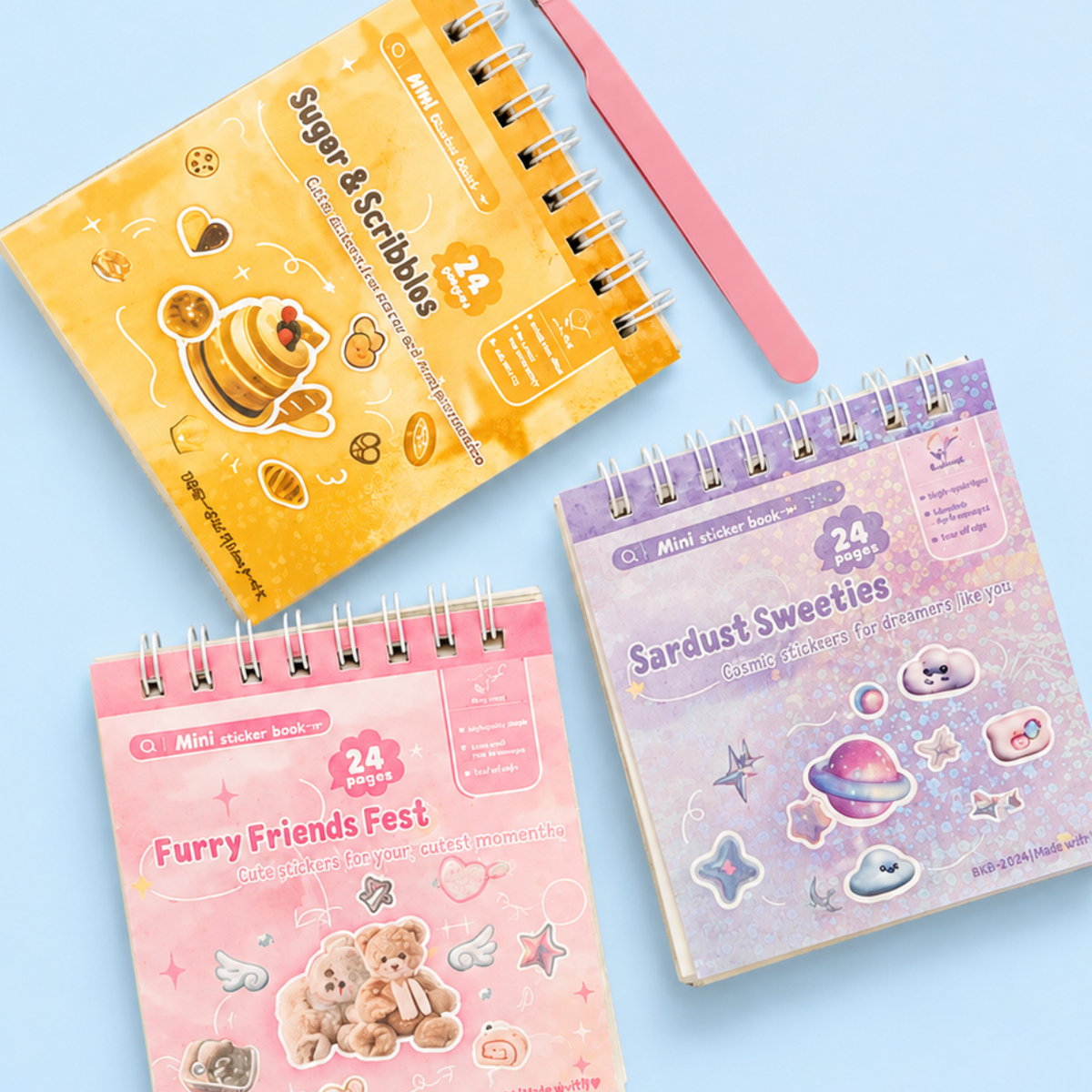 Mini Sticker Book Set