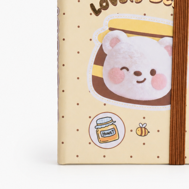 Honey Bear Mini Journal  - Olive