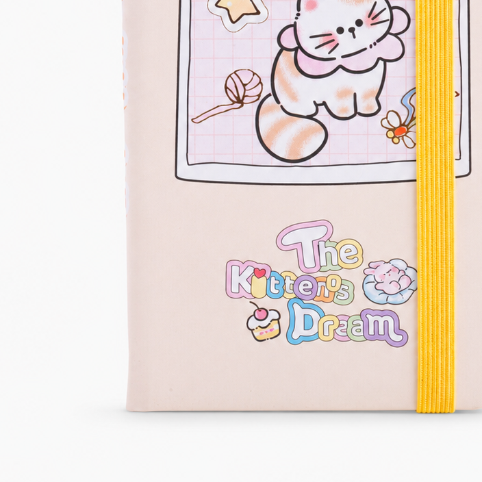 Kitty Mini diary - Yellow