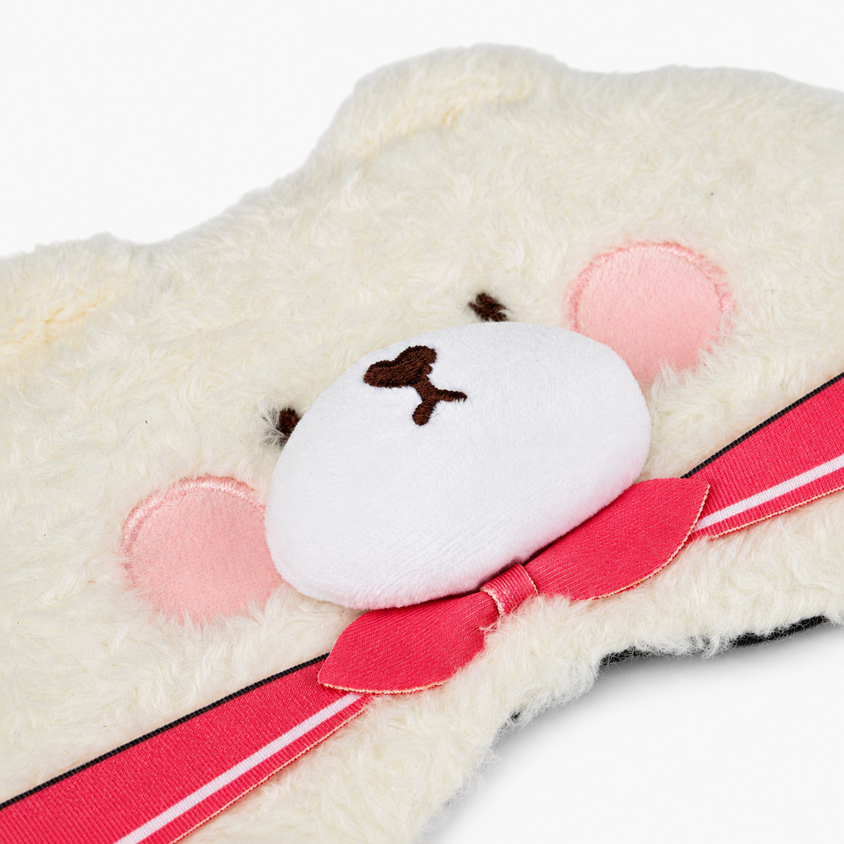 Red Tie Bear Cooling Eye Mask