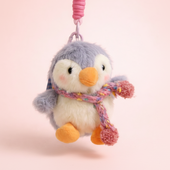 Dodo Plushie Keyring - Pink