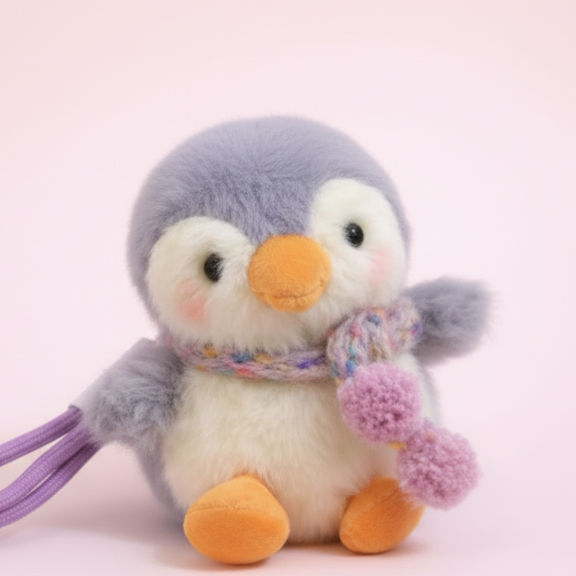 Dodo Plushie Keyring - Lilac