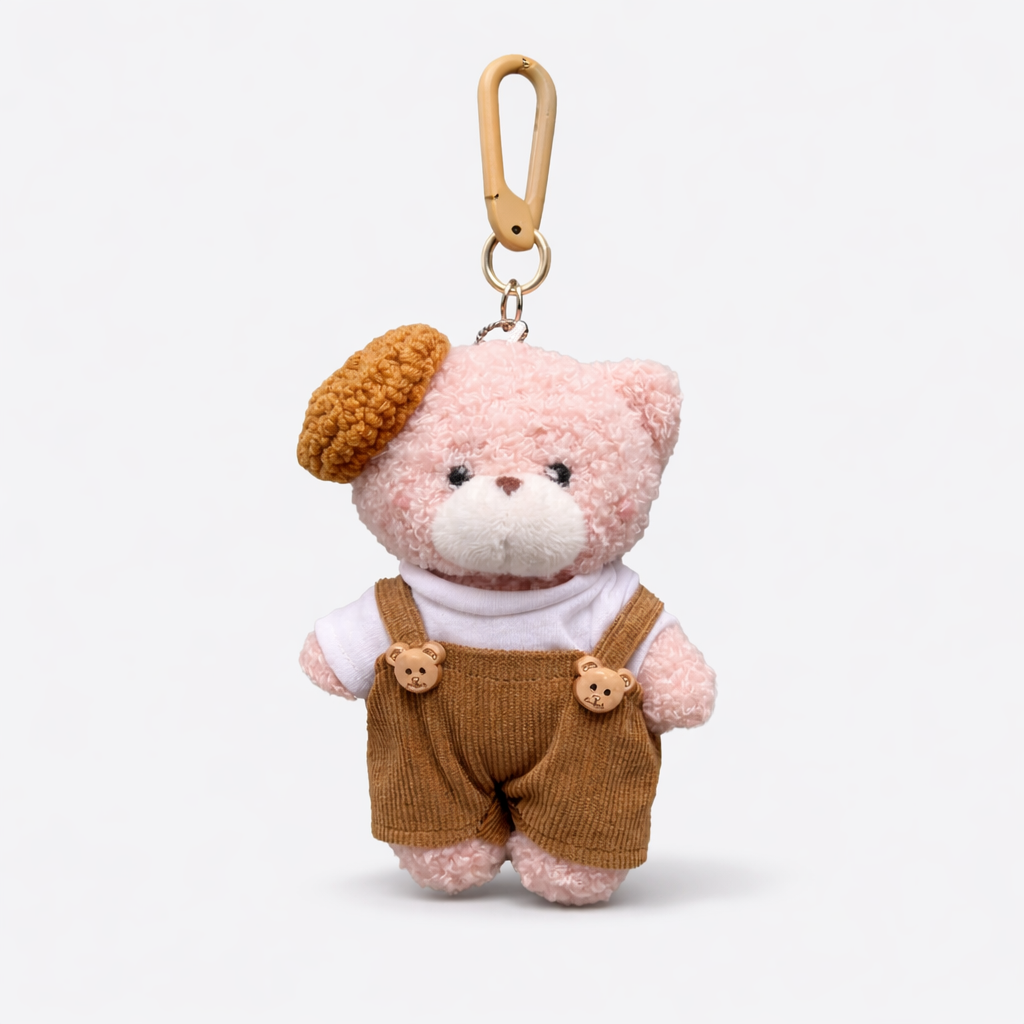Honey Bloom Teddy Keyring
