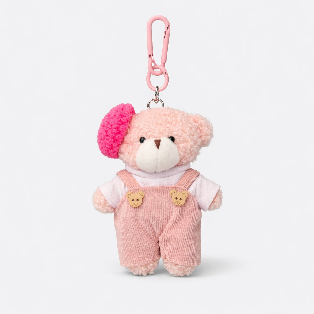 Berry Bloom Teddy Keyring
