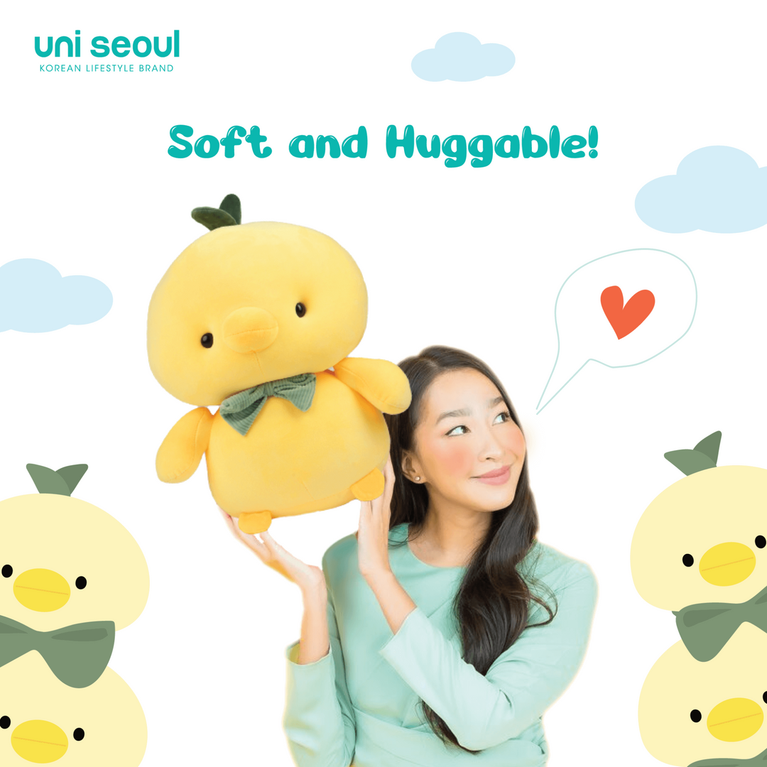 Cute Bow Duck Plush Toy Uni Seoul