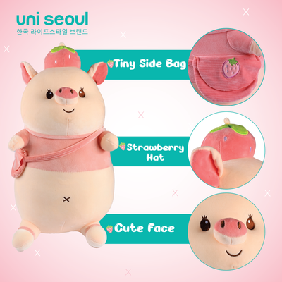Pink Cute Piglet Plush Toy