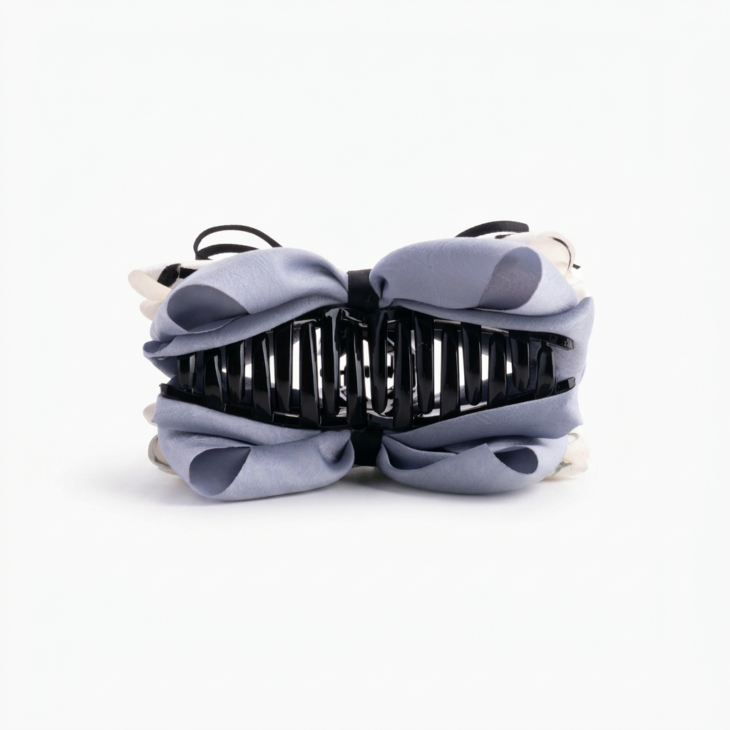 Midnight Bow Claw Clip
