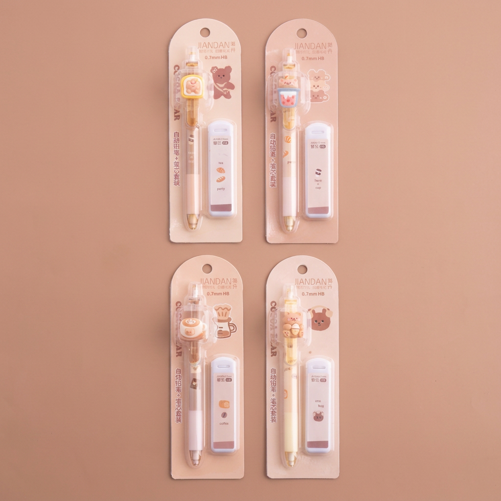 Coco Bear Pencil & Lead set - Coffee Cup