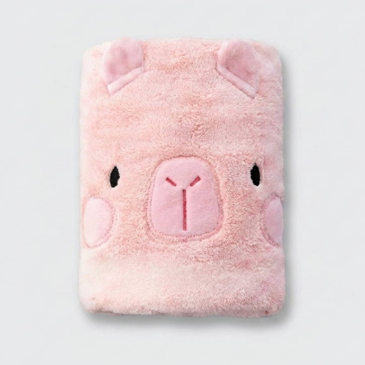 Cozy Bear Hand Towel Pink