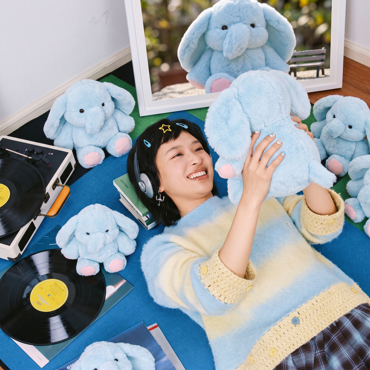 Cloud Elle Plushie -  Blue (Large)