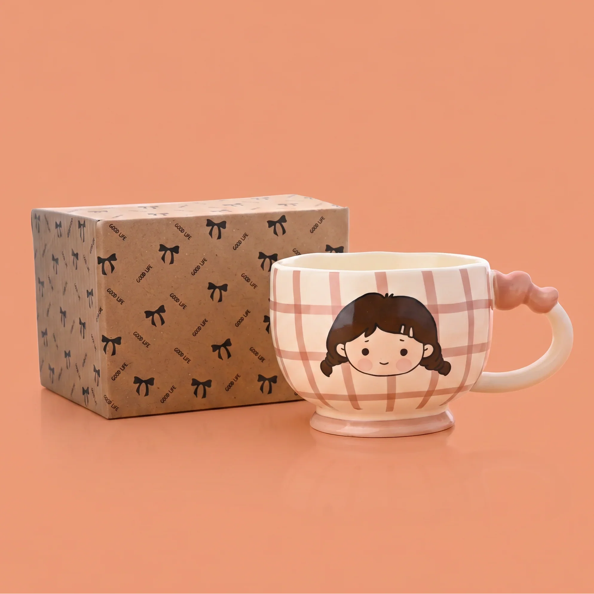 Peachy Smile Mug