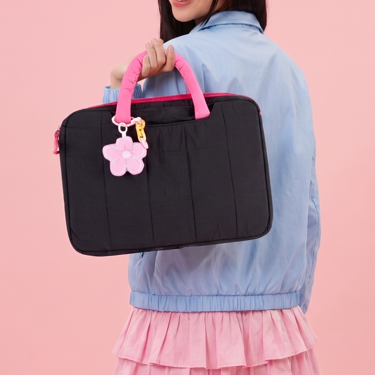 Daisy Laptop Bag - Midnight